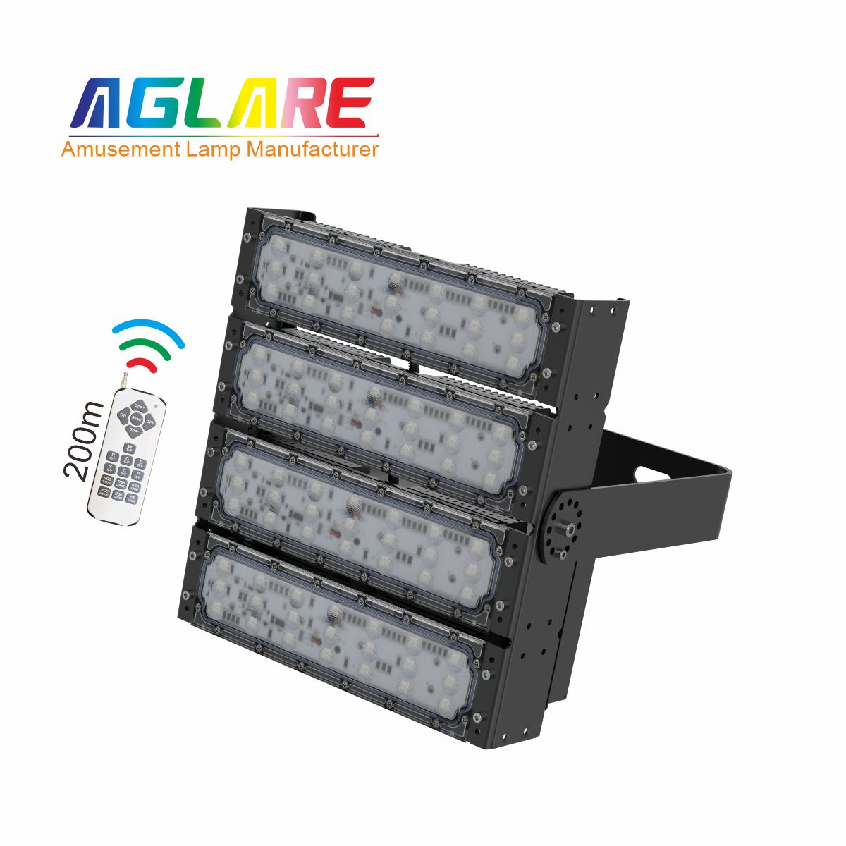 200W RGB彩色投光灯,变色户外射灯带遥？？？？？？？仄