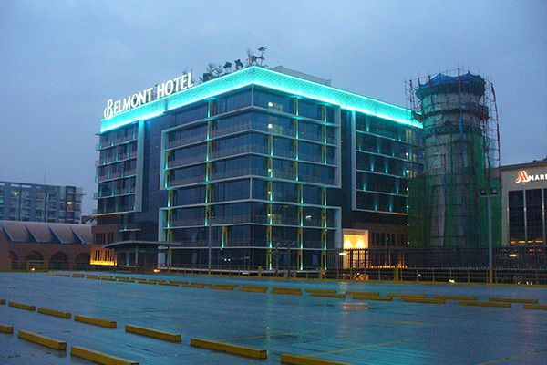 凯发k8照明的户外装饰灯用在菲律宾旅馆工程项目